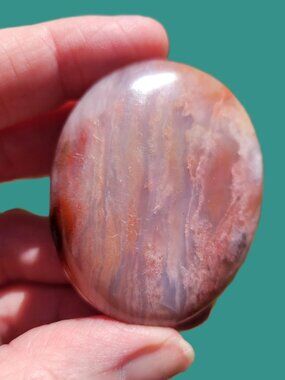 Ocean Jasper Palm Stone (OJ158)
